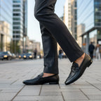 Men’s Premium Horsebit Formal Loafers – Black